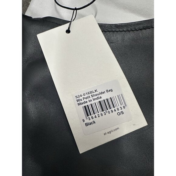 St. Agni 90s Petit Shoulder Bag in Black - Picture 6 of 7